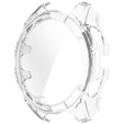 2w1 Etui + Szkło Hartowane do Garmin Fenix 8 43mm, Przezroczyste