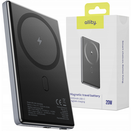 Allity APB-300 – Power Bank 5000 mAh z Ładowaniem Bezprzewodowym - czarny