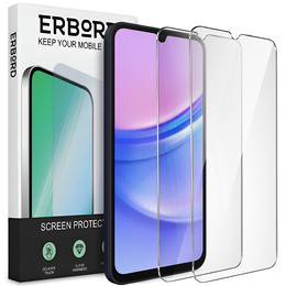 2x Szkło Hartowane ERBORD 9H Hard Glass do Samsung Galaxy A15 – codzienna ochrona w eleganckim wydaniu