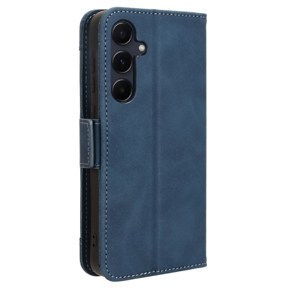 Etui z klapką do Samsung Galaxy A35 5G, Card Slot, niebieskie