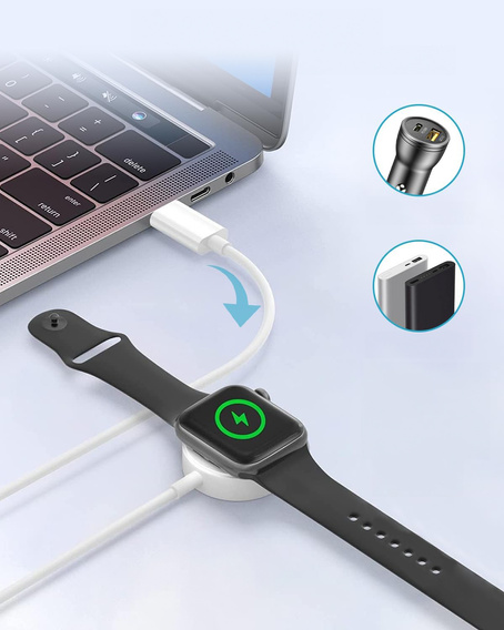 Ładowarka magnetyczna do smartwatchy USB-C 1 m do smartwatchy (uniwersalna)