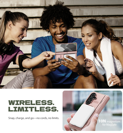 Etui pancerne Dexnor Magnetic z podwójnymi podstawkami do Samsung Galaxy Z Fold7