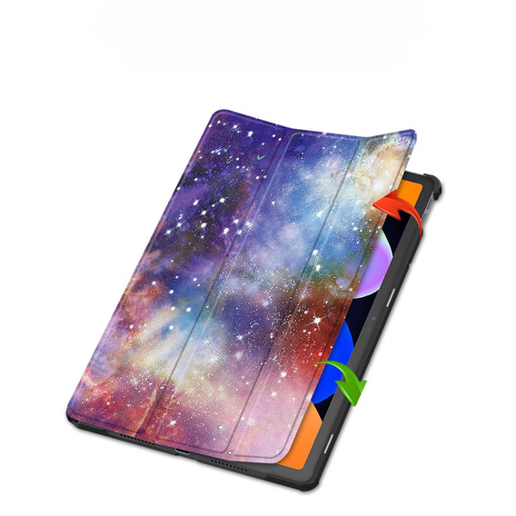 Etui do Lenovo Idea Tab 11" 2025 TB336FU TB336ZU, z funkcją podstawki, Smartcase, Galaktyka