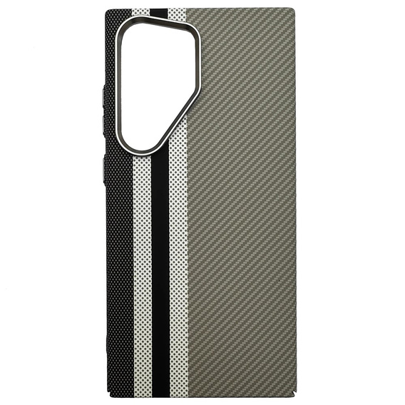 Etui do Samsung Galaxy S23 Ultra, Carbon Fiber MagSafe, szare