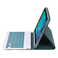 Etui z klawiaturą bluetooth do iPad mini 8.3" 2021 (6 gen.) / iPad mini 8.3" 2024 (7 gen.), Ciemnozielone
