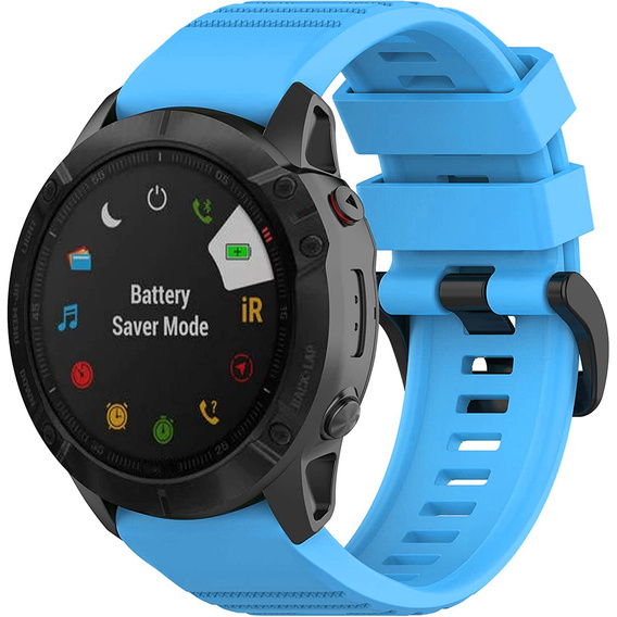 Pasek Silikonowy QuickFit do Garmin Fenix 26mm, Niebieski