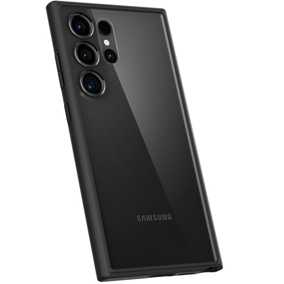 Etui Spigen do Samsung Galaxy S24 Ultra, Ultra Hybrid, przezroczyste czarne