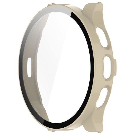 2w1 Etui + Szkło Hartowane do Garmin Venu 3, Beżowe