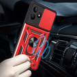 Etui pancerne do Realme C53 4G, CamShield Slide, czerwone
