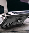 Zestaw Etui NOX Camera Slide do Samsung Galaxy A13 4G - Black + Szkło