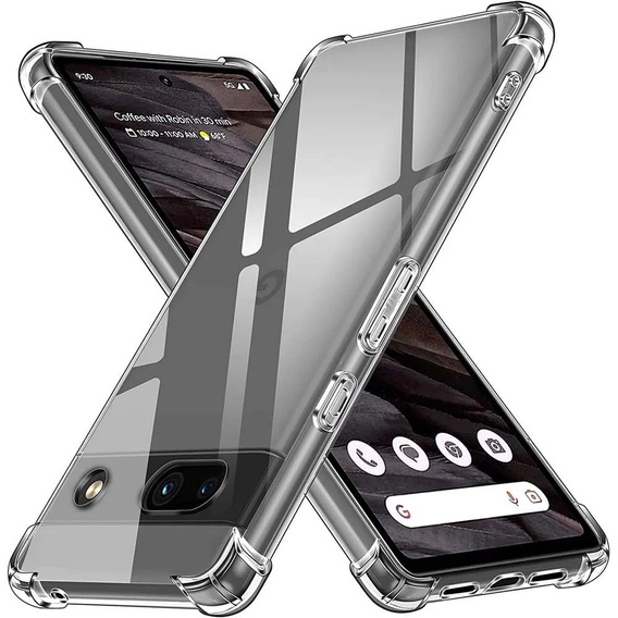 Etui do Google Pixel 8A, Dropproof, przezroczyste
