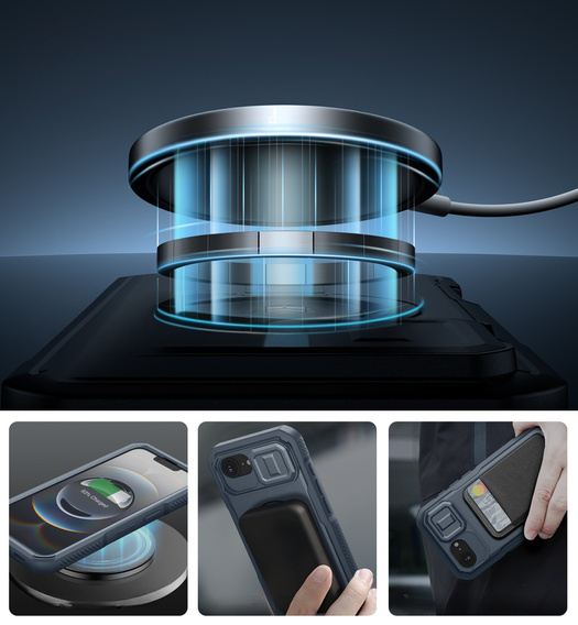 Etui pancerne Dexnor CamProtect z MagSafe do iPhone 16e