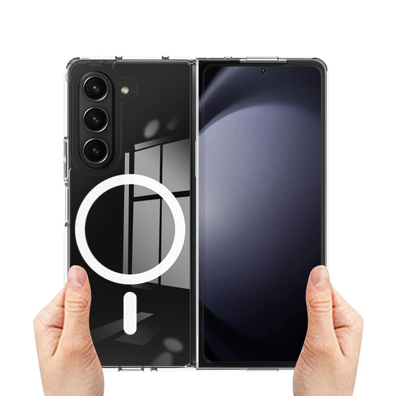 Etui do Samsung Galaxy Z Fold6 5G, Fusion Hybrid, do MagSafe, przezroczyste