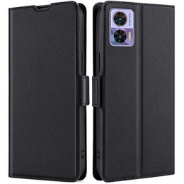 Etui z klapką do Motorola Edge 30 Neo 5G, Wallet Thin Magnet, czarne