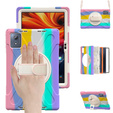 Pancerne etui do Lenovo Tab K11 Plus z podstawką i paskiem – wielokolorowe