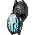 2w1 Etui + Szkło Hartowane do Samsung Galaxy Watch 6 44mm, Czarne