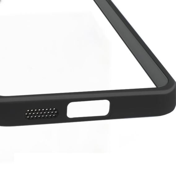 Etui do Samsung Galaxy S24+ Plus, Fusion Hybrid, z ochroną aparatu, przezroczyste / czarne