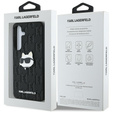 Etui Karl Lagerfeld do Samsung Galaxy S25 Ultra, Leather Monogram Choupette, czarne