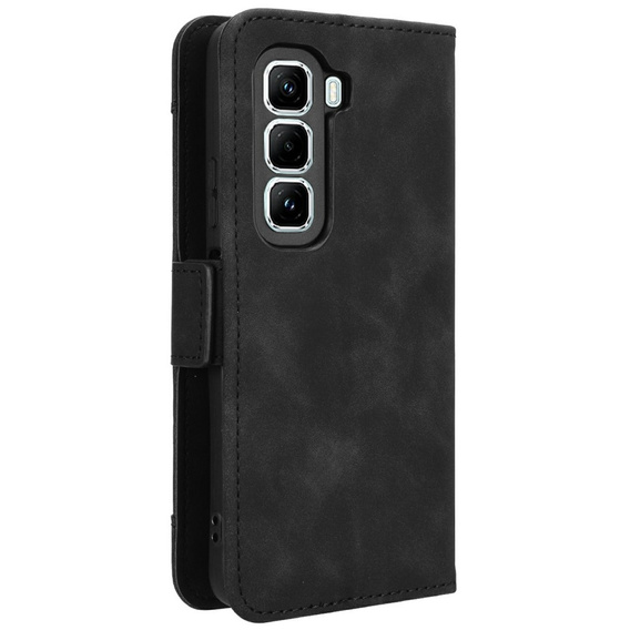 Etui z klapką do Infinix Hot 50 Pro+ 4G, Card Slot, czarne