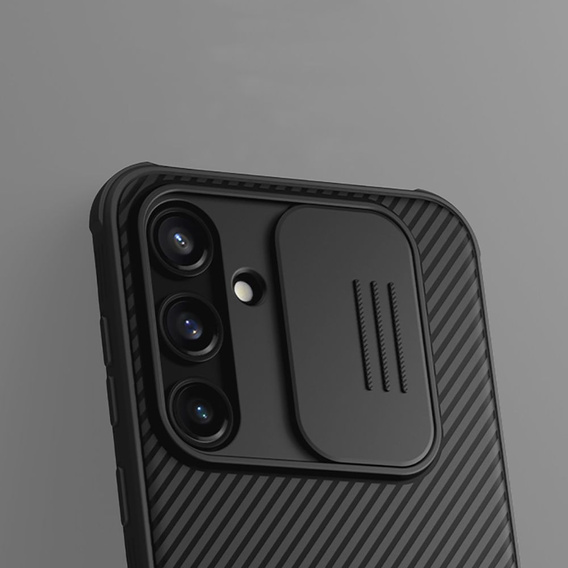 Etui do Samsung Galaxy A55 5G, pancerne Nillkin, CamShield Pro, Czarne