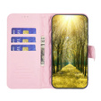 Etui z klapką do Motorola Edge 40 Neo, Wallet, BINFEN COLOR, różowe