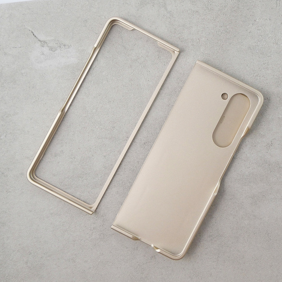 Etui pancerne do Samsung Galaxy Z Fold5 5G, CamShield Slide, złote
