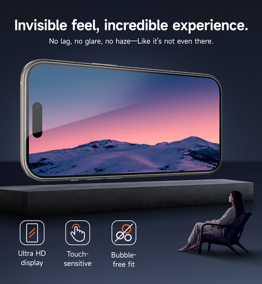 2x Szkło hartowane SURITCH do iPhone 15 Pro