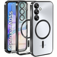 Etui do Samsung Galaxy A05s, Electro MagSafe, czarne + Szkło na ekran