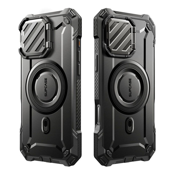 Etui Supcase do iPhone 16, Unicorn Beetle XT, Czarne