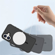 Etui MagForce do iPhone 17, do MagSafe, pancerne, czarne