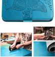 Etui z klapką do Motorola Edge 50 Fusion 5G, Butterfly, niebieskie