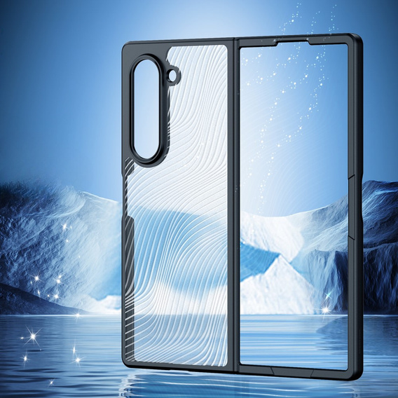 Etui DuxDucis do Samsung Galaxy Z Fold6 5G, Aimo case, przezroczyste / czarne