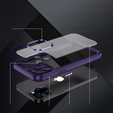 Etui do iPhone 12 Pro Max, ERBORD Impact Guard, ciemnofioletowe