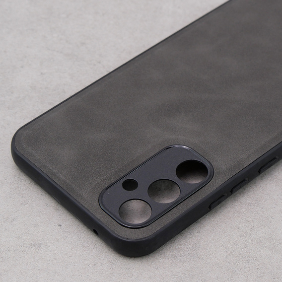 Etui do Samsung Galaxy A34 5G, ERBORD Business, z blaszką do uchwytów samochodowych, szare