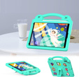 Etui do iPad 10.2" 2021/2020/2019 (9/8/7 gen.) / Air 10.5" 2019 (3 gen.), Cute Patterns, z podstawką, Zielone