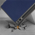 Etui do Samsung Galaxy Tab S9 Plus, Smartcase z miejscem na rysik, niebieskie