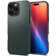 Etui Spigen do iPhone 16 Pro, Thin Fit Mag, zielone + Szkło hartowane 9H