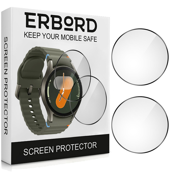 2x Szkło Hybrydowe ERBORD do Samsung Galaxy Watch 7 40mm