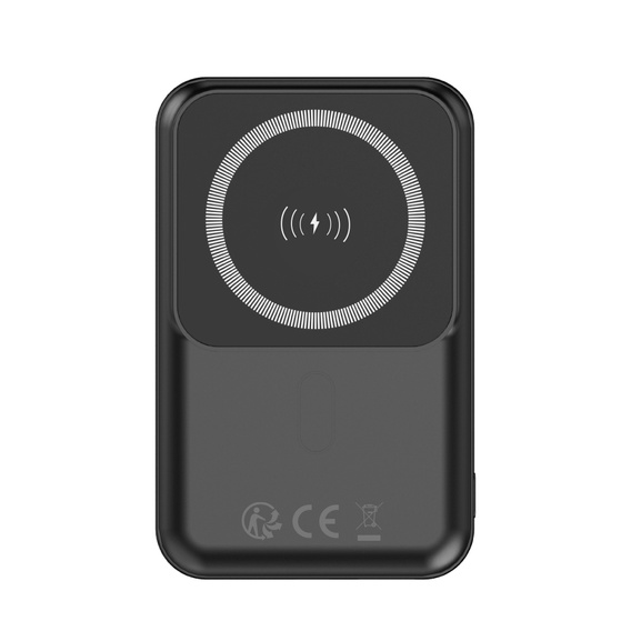 Power Bank Forever MATB-100 10000 mAh – bezprzewodowy, magnetyczny, 22.5W PD/QC – czarny