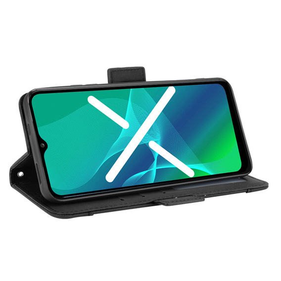 Etui z klapką do Samsung Galaxy A13 4G, Card Slot, czarne