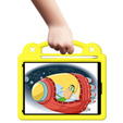 Etui do iPad 10.2" 2021/2020/2019 (9/8/7 gen.) / Air 10.5" 2019 (3 gen.) , Cute Patterns, z podstawką, Żółte