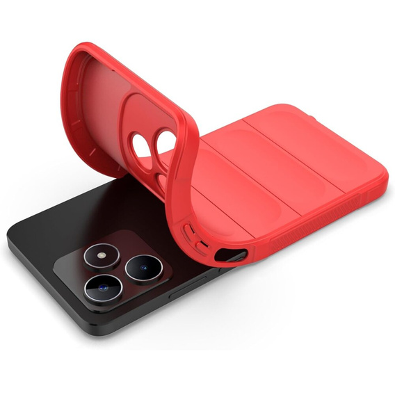 Etui do Realme Note 50, Gaming Shockproof, czerwone