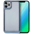 Etui do iPhone 14 Pro Max Carbon Slim Case Obudowa, Niebieskie