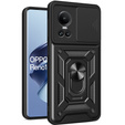Etui pancerne do Oppo Reno 10 / 10 Pro, CamShield Slide, czarne