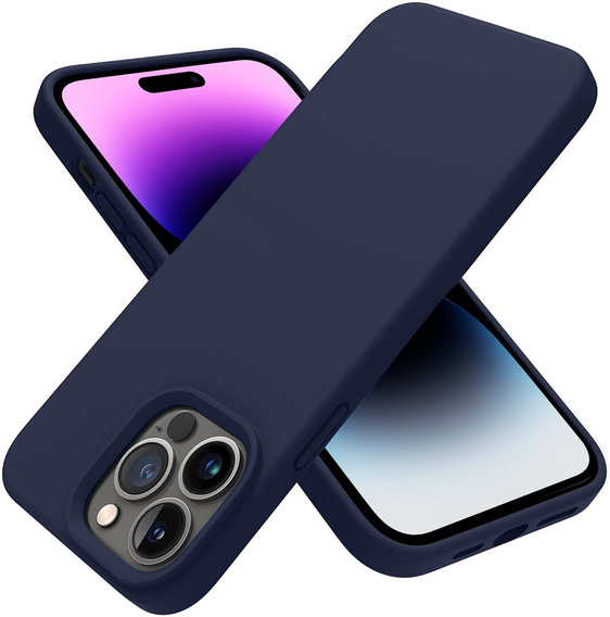 Etui Silicone do iPhone 14 Pro Max, Dark Blue