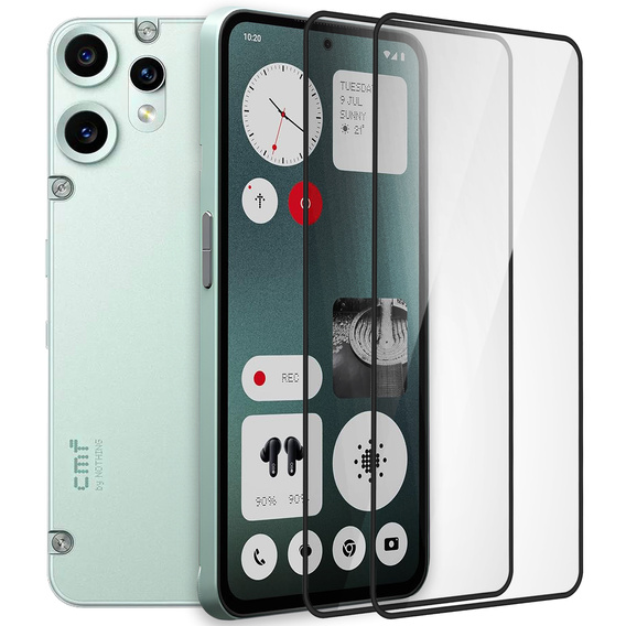 2x Szkło Hartowane ERBORD 3D do CMF Nothing Phone 2 Pro – ochrona całego ekranu