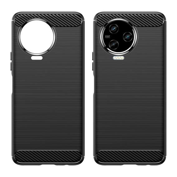 Etui do Infinix Note 12 2023, Karbon, czarne