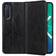 Etui do Sony Xperia 5 II, Wallet Litchi Leather, czarne