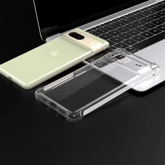 Etui do Google Pixel 8A, Dropproof, przezroczyste