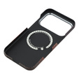 Etui do iPhone 17 Pro, Aramid Fiber, do MagSafe, cienkie i lekkie, żółte